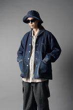 Load image into Gallery viewer, MADNESS NV. NEP DENIM BUCKET HAT (INDIGO)