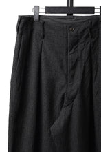 画像をギャラリービューアに読み込む, KLASICA "PACE-SW" WIDE AND TAPERED SILENT TROUSERS / AMBIENCE ANTIQUE DRAPER (CACAO NIB)