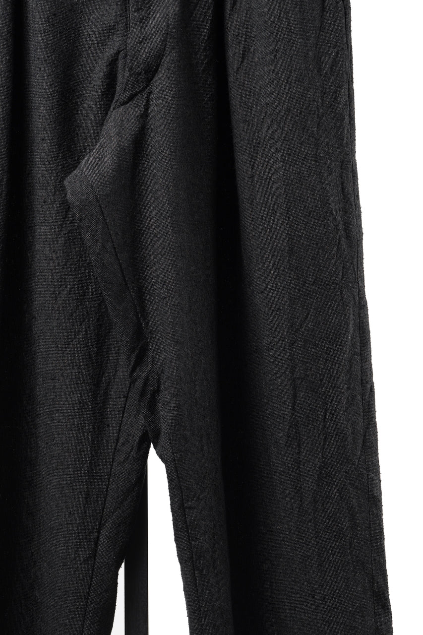 画像をギャラリービューアに読み込む, KLASICA "PACE-SW" WIDE AND TAPERED SILENT TROUSERS / AMBIENCE ANTIQUE DRAPER (CACAO NIB)