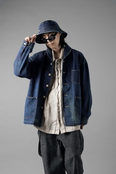 Load image into Gallery viewer, MADNESS NV. NEP DENIM BUCKET HAT (INDIGO)