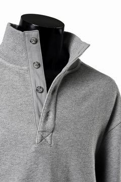 画像をギャラリービューアに読み込む, entire studios PORT PULLOVER SWEAT (GREY MARLE)