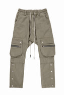 A.F ARTEFACT exclusive SOLID CARGO PANTS / BIO-WASHED CHINO CLOTH (BEIGE)