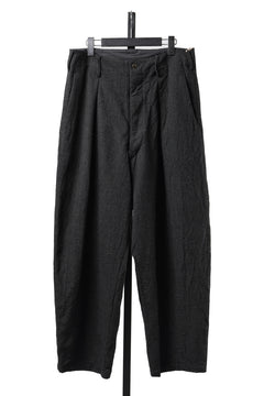 画像をギャラリービューアに読み込む, KLASICA "PACE-SW" WIDE AND TAPERED SILENT TROUSERS / AMBIENCE ANTIQUE DRAPER (CACAO NIB)