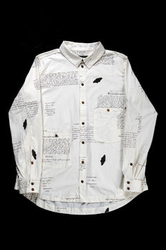 画像をギャラリービューアに読み込む, Aleksandr Manamis HERBARIUM NOTES CLASSIC SHIRT (HERBARIUM NOTES)