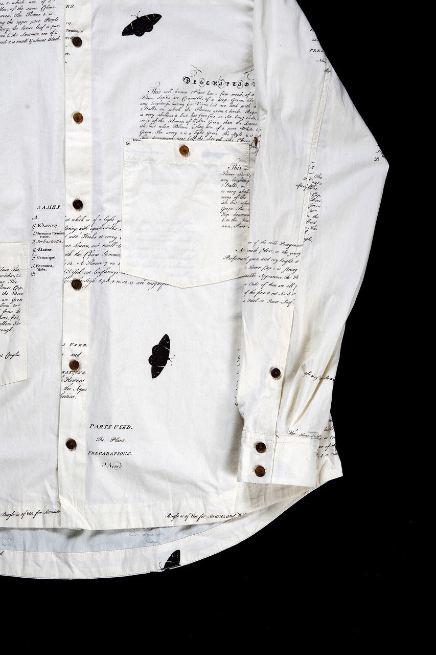 画像をギャラリービューアに読み込む, Aleksandr Manamis HERBARIUM NOTES CLASSIC SHIRT (HERBARIUM NOTES)