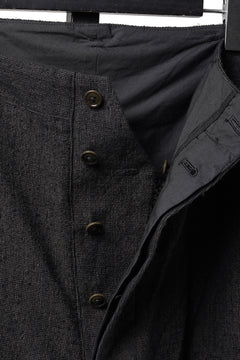 画像をギャラリービューアに読み込む, KLASICA "PACE-SW" WIDE AND TAPERED SILENT TROUSERS / AMBIENCE ANTIQUE DRAPER (CACAO NIB)