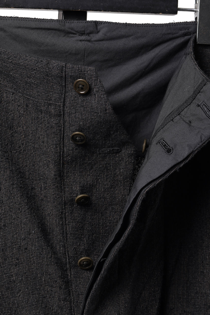 画像をギャラリービューアに読み込む, KLASICA "PACE-SW" WIDE AND TAPERED SILENT TROUSERS / AMBIENCE ANTIQUE DRAPER (CACAO NIB)