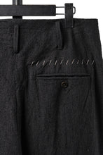 画像をギャラリービューアに読み込む, KLASICA "PACE-SW" WIDE AND TAPERED SILENT TROUSERS / AMBIENCE ANTIQUE DRAPER (CACAO NIB)
