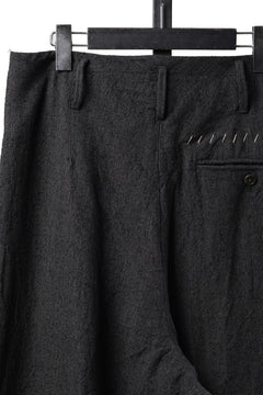 画像をギャラリービューアに読み込む, KLASICA "PACE-SW" WIDE AND TAPERED SILENT TROUSERS / AMBIENCE ANTIQUE DRAPER (CACAO NIB)