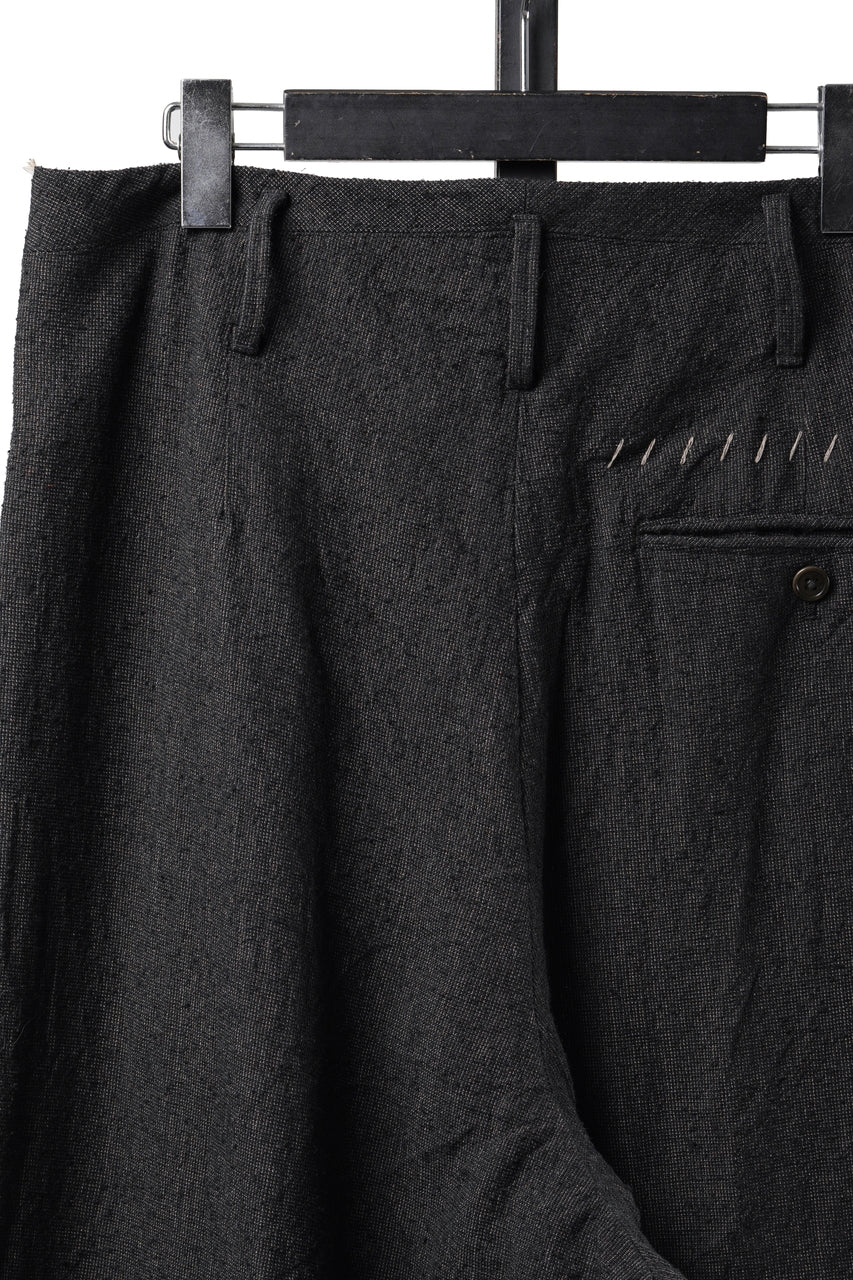 画像をギャラリービューアに読み込む, KLASICA "PACE-SW" WIDE AND TAPERED SILENT TROUSERS / AMBIENCE ANTIQUE DRAPER (CACAO NIB)