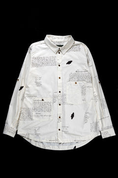 画像をギャラリービューアに読み込む, Aleksandr Manamis HERBARIUM NOTES CLASSIC SHIRT (HERBARIUM NOTES)