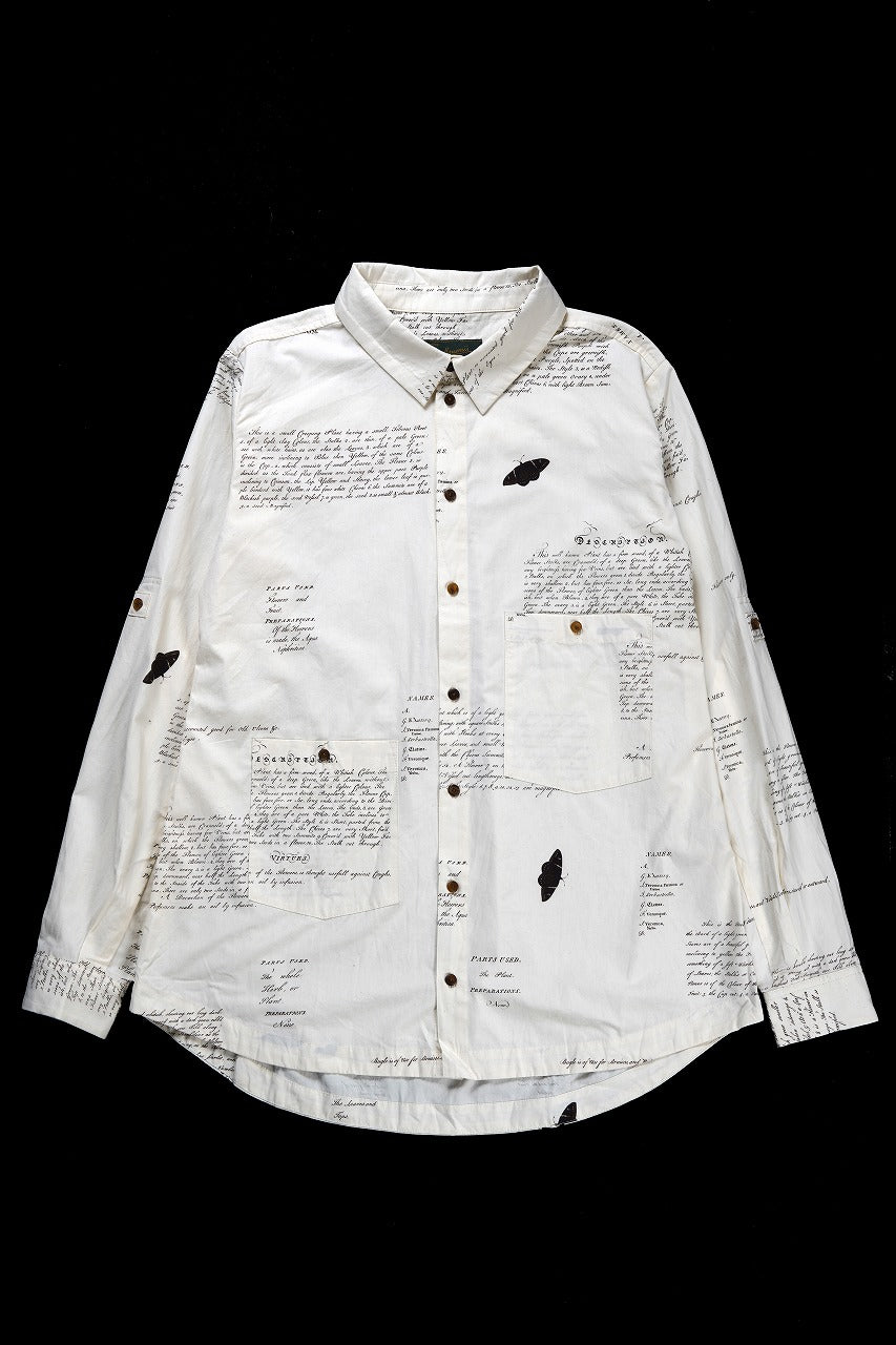 画像をギャラリービューアに読み込む, Aleksandr Manamis HERBARIUM NOTES CLASSIC SHIRT (HERBARIUM NOTES)