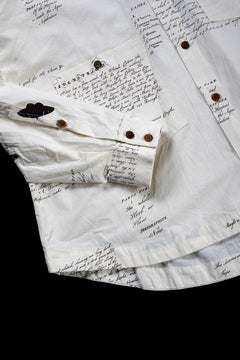 画像をギャラリービューアに読み込む, Aleksandr Manamis HERBARIUM NOTES CLASSIC SHIRT (HERBARIUM NOTES)