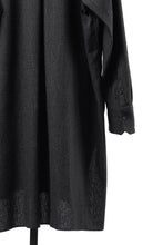 画像をギャラリービューアに読み込む, KLASICA "SH-042" STAND COLLAR LONG TAIL SHIRTS / AMBIENCE ANTIQUE DRAPER (CACAO NIB)
