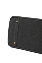 画像をギャラリービューアに読み込む, ierib exclusive 2Way Bark Bag 30 / Heavy Linen Canvas + Saddle Leather (BLACK #C)