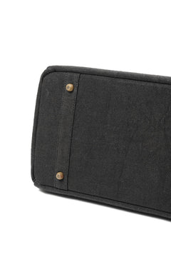 画像をギャラリービューアに読み込む, ierib exclusive 2Way Bark Bag 30 / Heavy Linen Canvas + Saddle Leather (BLACK #B)