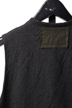 画像をギャラリービューアに読み込む, KLASICA "JEUNET-SW" SQUARE SHAPED LOOSE VEST / AMBIENCE ANTIQUE DRAPER (CACAO NIB)