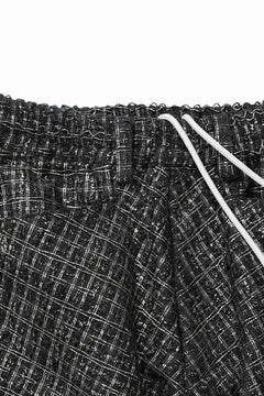画像をギャラリービューアに読み込む, A.F ARTEFACT TUCK CARGO PANTS / LUXURY TWEED (BLACK x GOLD)