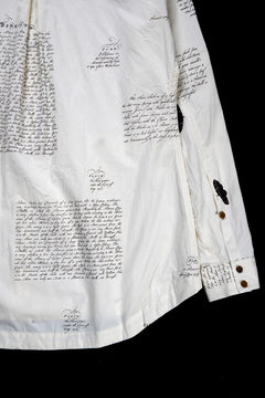 画像をギャラリービューアに読み込む, Aleksandr Manamis HERBARIUM NOTES CLASSIC SHIRT (HERBARIUM NOTES)