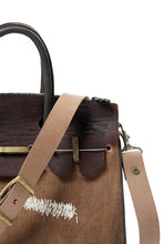 Load image into Gallery viewer, ierib exclusive 2Way Bark Bag 30 / Vintage SAKABUKURO + Waxed Horse Butt (BROWN / EBONY #B)
