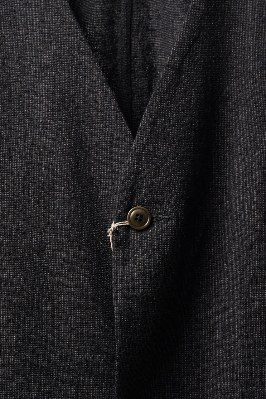 画像をギャラリービューアに読み込む, KLASICA "BELLE-SW" 2B V-CUT WORK JACKET / AMBIENCE ANTIQUE DRAPER (CACAO NIB)