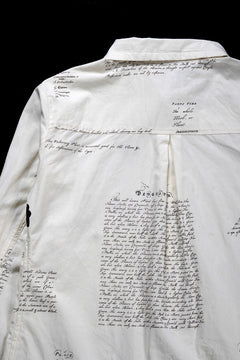 画像をギャラリービューアに読み込む, Aleksandr Manamis HERBARIUM NOTES CLASSIC SHIRT (HERBARIUM NOTES)