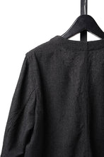 画像をギャラリービューアに読み込む, KLASICA "BELLE-SW" 2B V-CUT WORK JACKET / AMBIENCE ANTIQUE DRAPER (CACAO NIB)