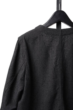 画像をギャラリービューアに読み込む, KLASICA "BELLE-SW" 2B V-CUT WORK JACKET / AMBIENCE ANTIQUE DRAPER (CACAO NIB)