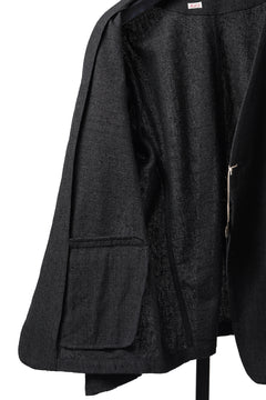 画像をギャラリービューアに読み込む, KLASICA "BELLE-SW" 2B V-CUT WORK JACKET / AMBIENCE ANTIQUE DRAPER (CACAO NIB)