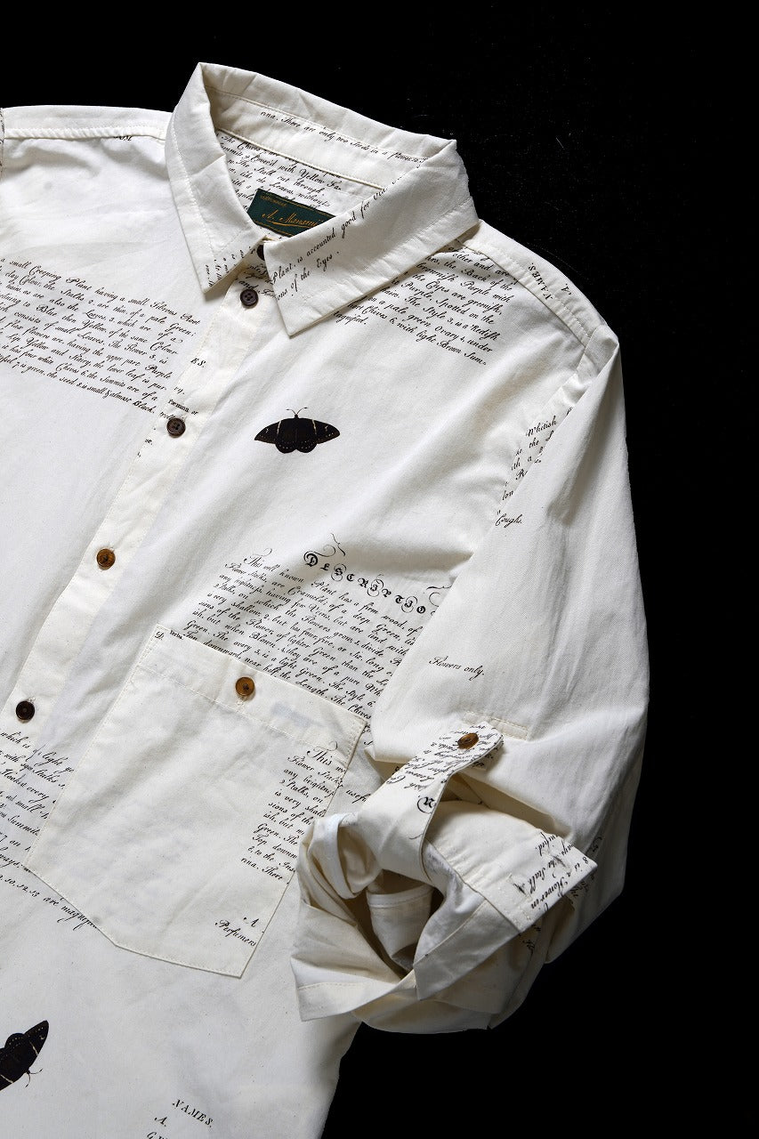 画像をギャラリービューアに読み込む, Aleksandr Manamis HERBARIUM NOTES CLASSIC SHIRT (HERBARIUM NOTES)