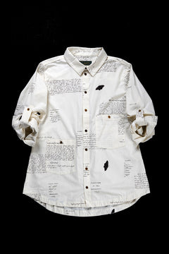 画像をギャラリービューアに読み込む, Aleksandr Manamis HERBARIUM NOTES CLASSIC SHIRT (HERBARIUM NOTES)
