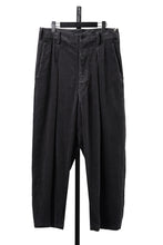 画像をギャラリービューアに読み込む, KLASICA "PACE-CD" WIDE AND TAPERED SILENT TROUSERS / HI-SOFT FINISHED 5-WALE CORDUROY (IRON)