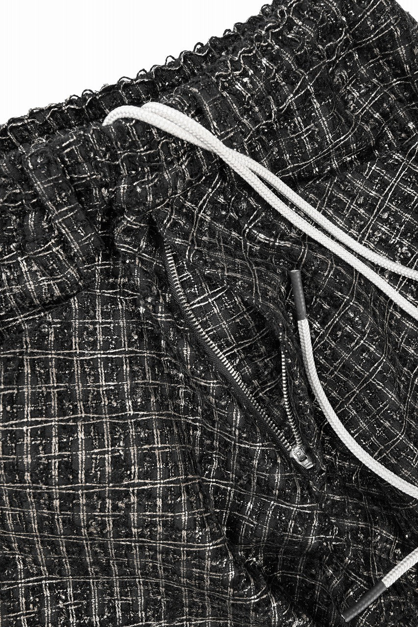 画像をギャラリービューアに読み込む, A.F ARTEFACT TUCK CARGO PANTS / LUXURY TWEED (BLACK x GOLD)
