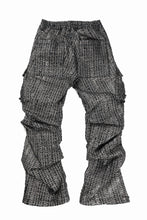 画像をギャラリービューアに読み込む, A.F ARTEFACT TUCK CARGO PANTS / LUXURY TWEED (BLACK x GOLD)