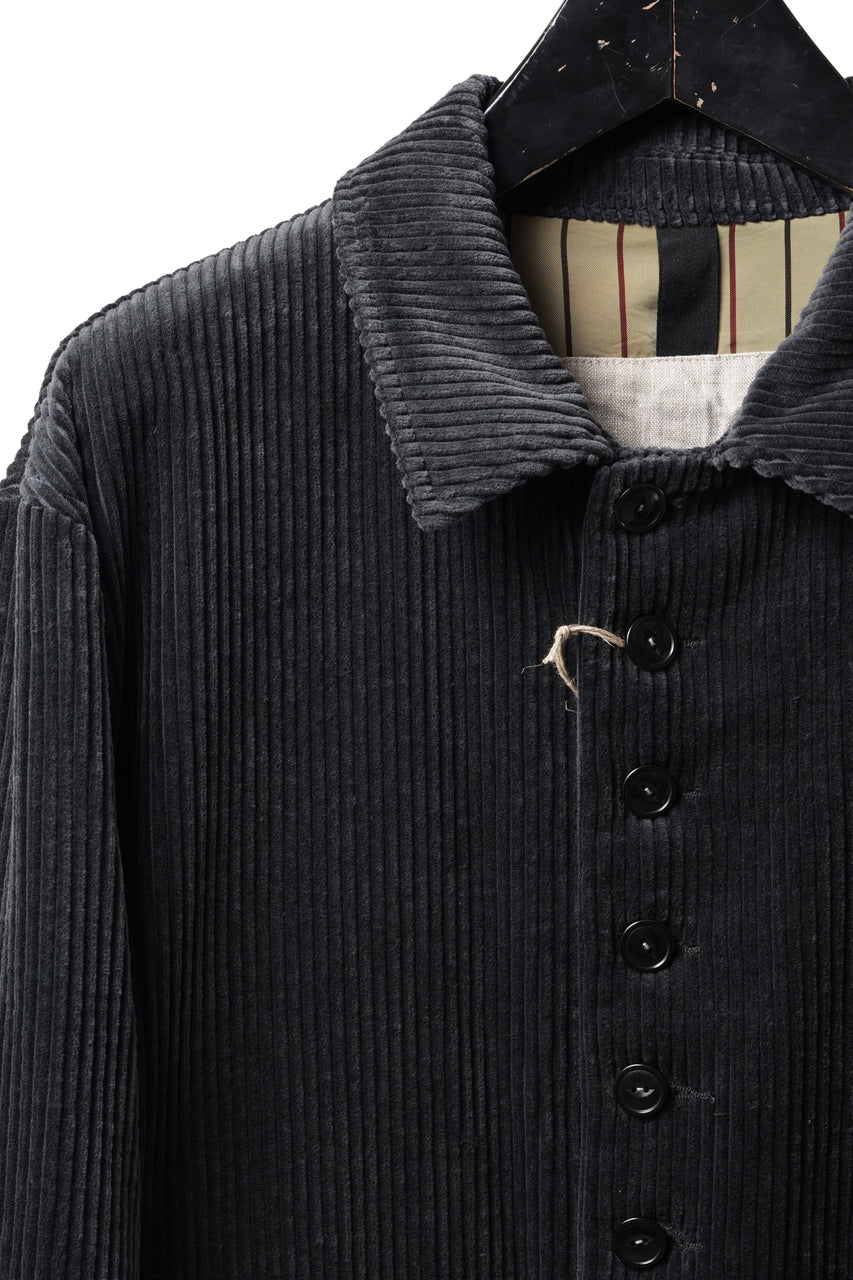 画像をギャラリービューアに読み込む, KLASICA "IRWELL-CD" WIDE ARM VOLUME BLOUSON / HI-SOFT FINISHED 5-WALE CORDUROY (IRON)