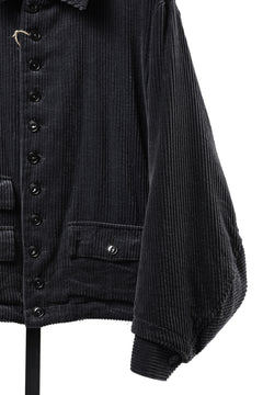 画像をギャラリービューアに読み込む, KLASICA "IRWELL-CD" WIDE ARM VOLUME BLOUSON / HI-SOFT FINISHED 5-WALE CORDUROY (IRON)
