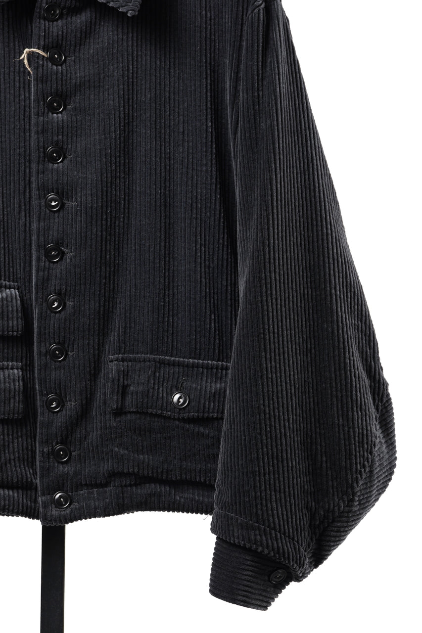 画像をギャラリービューアに読み込む, KLASICA "IRWELL-CD" WIDE ARM VOLUME BLOUSON / HI-SOFT FINISHED 5-WALE CORDUROY (IRON)