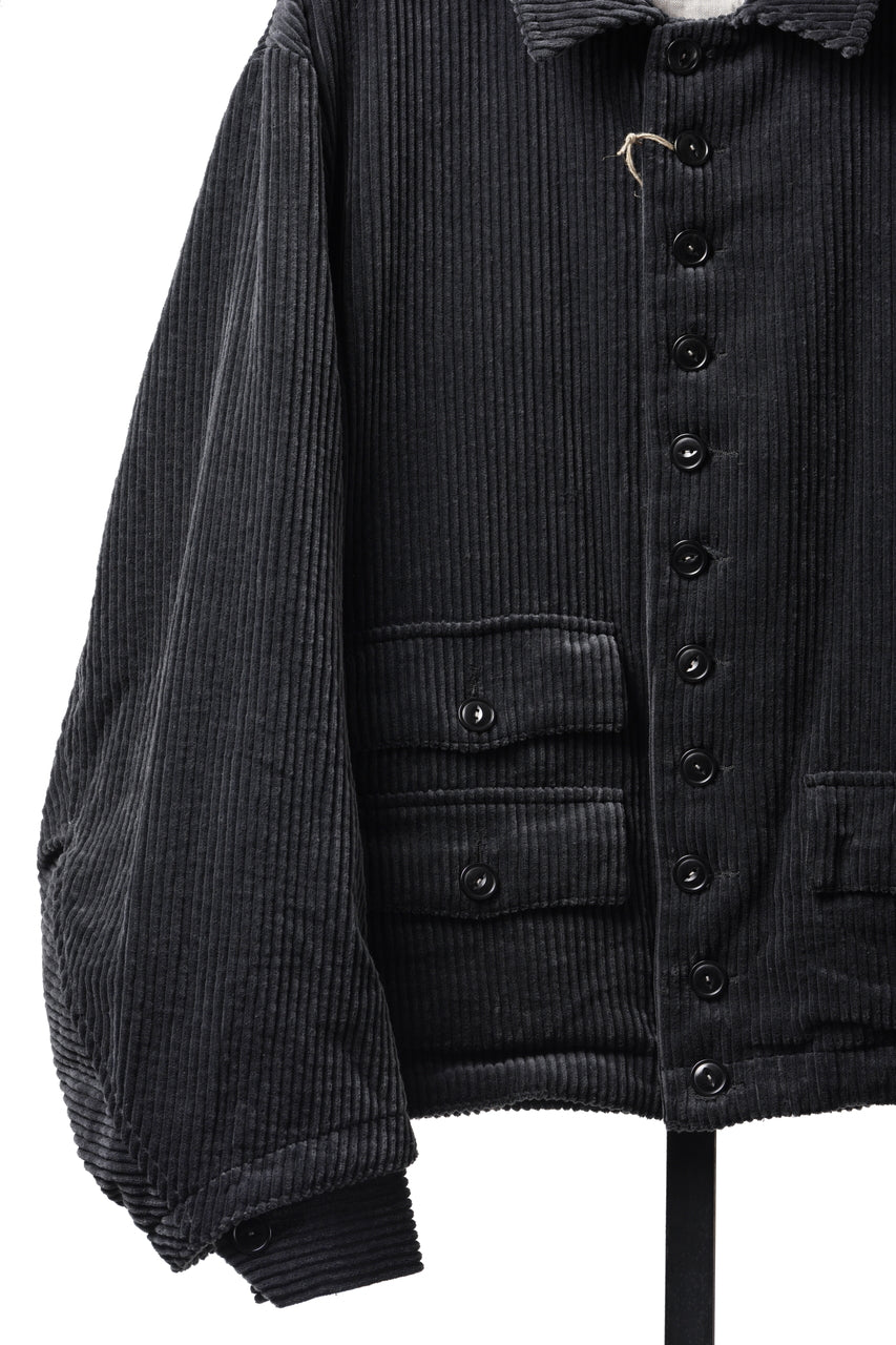 画像をギャラリービューアに読み込む, KLASICA "IRWELL-CD" WIDE ARM VOLUME BLOUSON / HI-SOFT FINISHED 5-WALE CORDUROY (IRON)