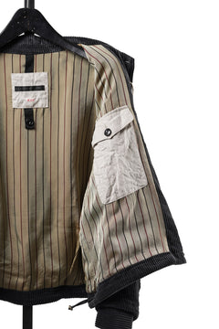 画像をギャラリービューアに読み込む, KLASICA "IRWELL-CD" WIDE ARM VOLUME BLOUSON / HI-SOFT FINISHED 5-WALE CORDUROY (IRON)