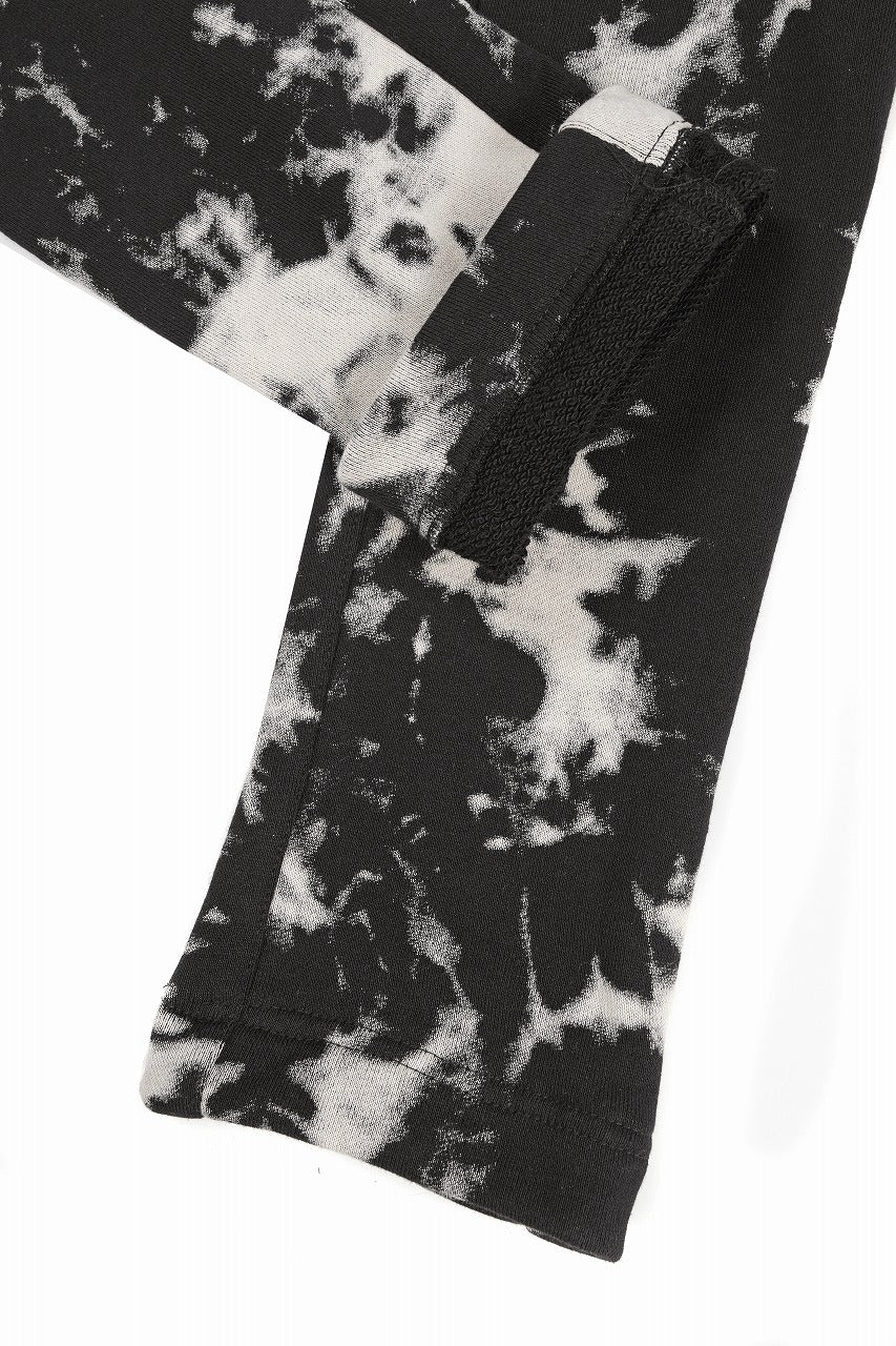 画像をギャラリービューアに読み込む, A.F ARTEFACT FLAP CARGO SAROUEL SKINNY / MOTTLED DYING (BLACK x IVORY)