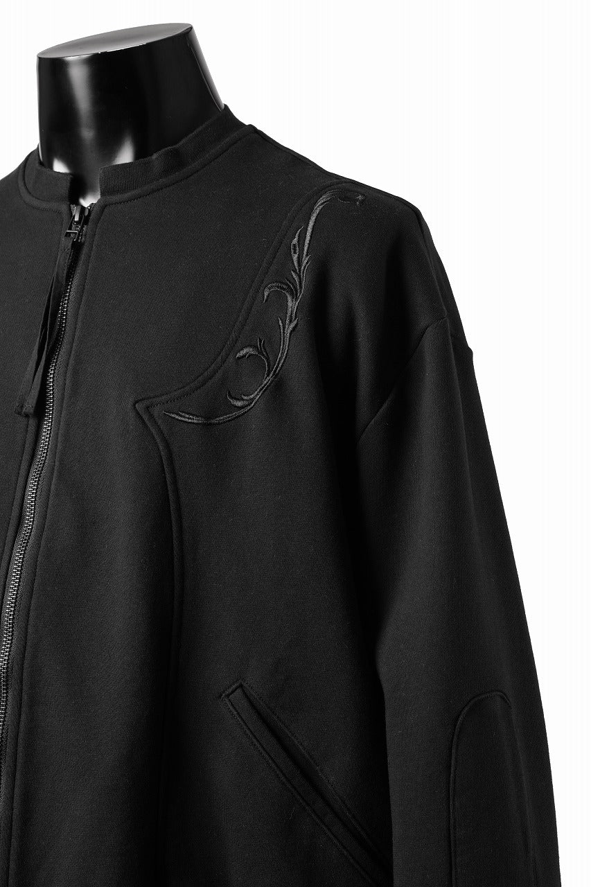 画像をギャラリービューアに読み込む, Professor.E EMBROIDERED ZIPPER JACKET (BLACK)