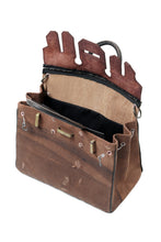 Load image into Gallery viewer, ierib exclusive 2Way Bark Bag 30 / Vintage SAKABUKURO + Waxed Horse Butt (BROWN / EBONY #A)
