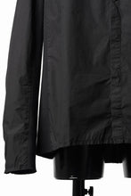 画像をギャラリービューアに読み込む, thom/krom STAND COLLAR SHIRT / ORGANIC COTTON (BLACK)