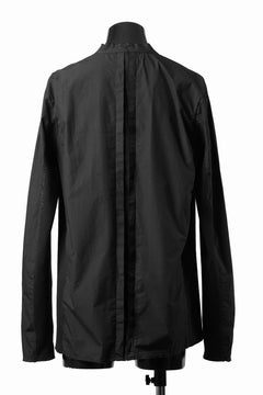 画像をギャラリービューアに読み込む, thom/krom STAND COLLAR SHIRT / ORGANIC COTTON (BLACK)