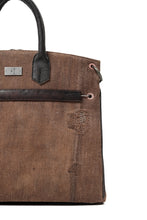 Load image into Gallery viewer, ierib exclusive 2Way Bark Bag 30 / Vintage SAKABUKURO + Waxed Horse Butt (BROWN / EBONY #A)