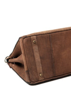 Load image into Gallery viewer, ierib exclusive 2Way Bark Bag 30 / Vintage SAKABUKURO + Waxed Horse Butt (BROWN / EBONY #A)