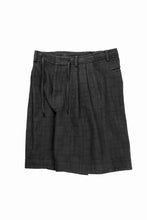 画像をギャラリービューアに読み込む, Juun.J [COMFORT] Square Jacquard Waist String Shorts (Black)