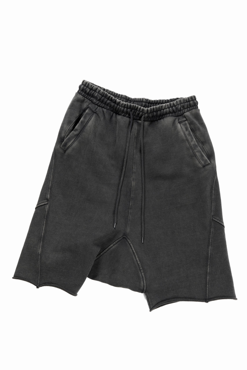entire studios HEAVY DROP SHORT PANTS (WASHED BLACK)