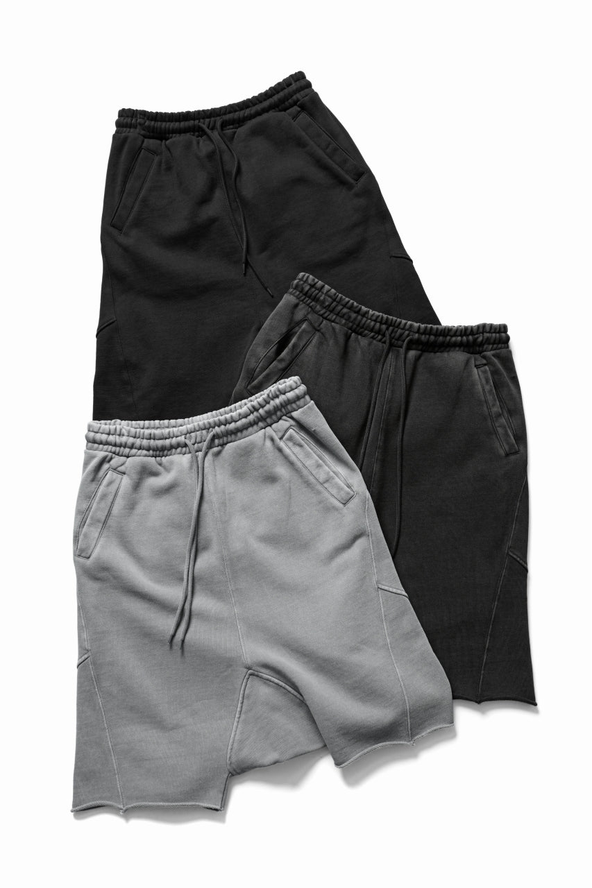 entire studios HEAVY DROP SHORT PANTS (WASHED BLACK)