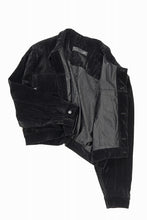 画像をギャラリービューアに読み込む, A.F ARTEFACT BIG POCKET SHORT BLOUSON / WASHER VELOR (BLACK)